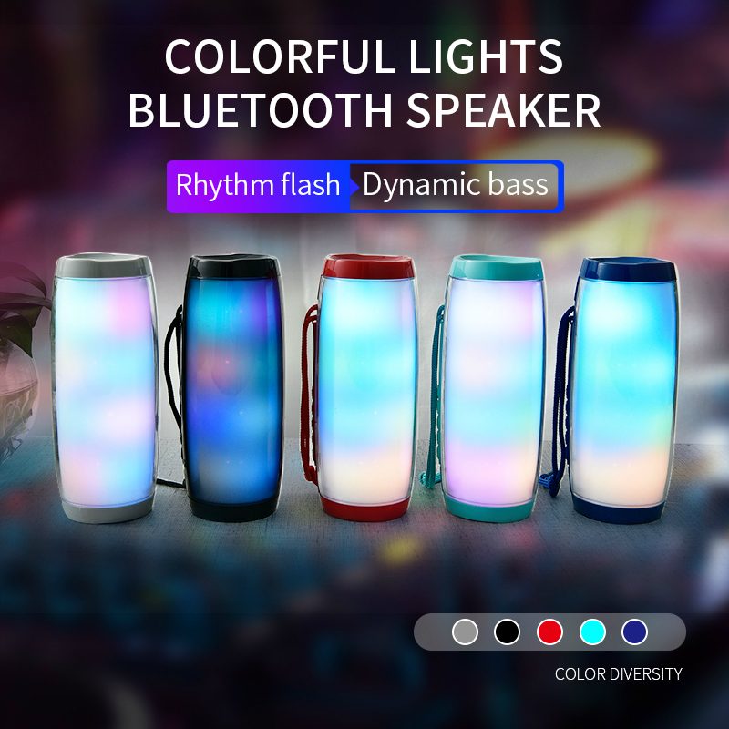 Wireless Bluetooth Outdoor Sport Speaker Portable Speaker Bluetooth Powerful High Film/Bluetooth BT5.0 Version/amazing dual power/Support hands-free calling function/Outdoor Bass HIFI TF FM Radio with
