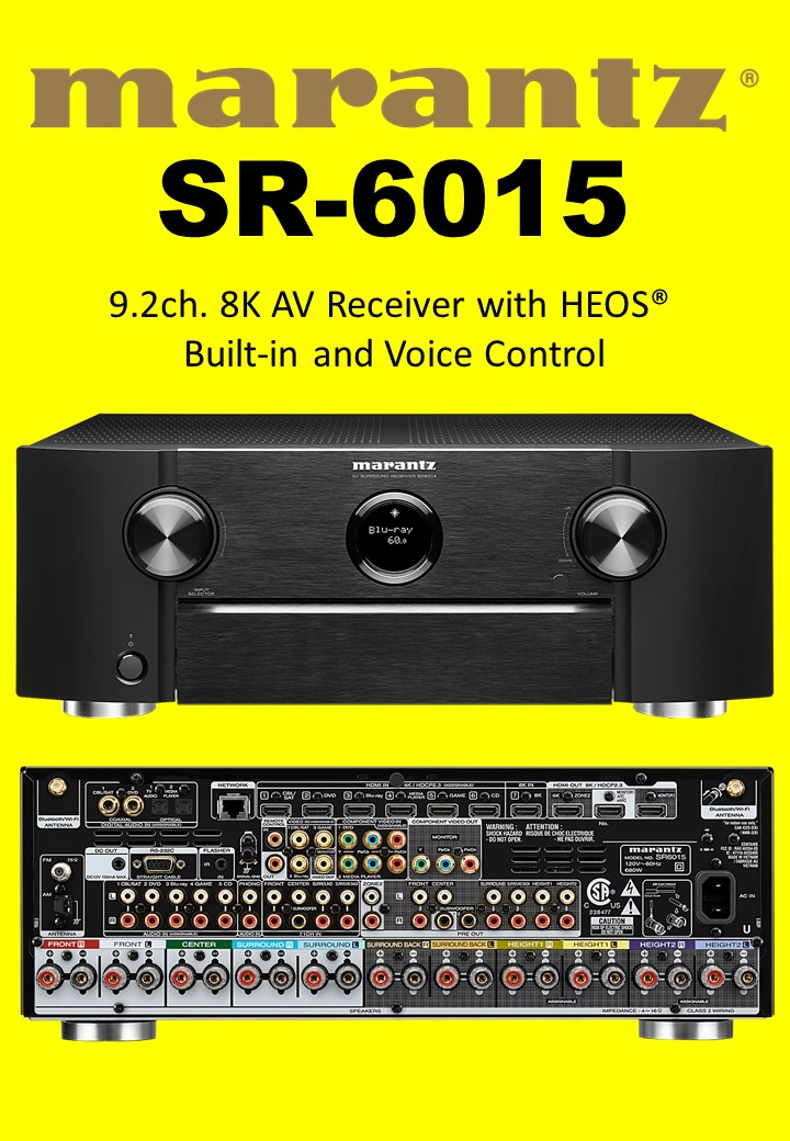 Marantz  SR-6015 9.2ch. 8K AV Receiver